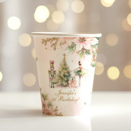 Whimsical Winter Onederland de Notenkraker Papieren Bekers