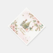 Whimsical Winter Onederland de Notenkraker Servet (Hoek)