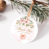 Whimsical Winter Onederland Kerst Bedankt Bedankjes Labels