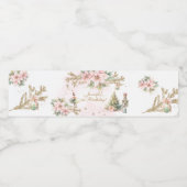 Whimsical Winter Onederland Notenkraker Verjaardag Waterfles Etiket (Enkel label)