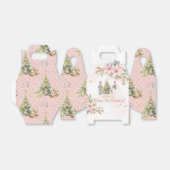 Whimsical Winter Onederland pastel bedankt Bedankdoosjes (Uitgevouwen)