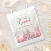 Whimsical Winter Prinses Sprookje Eerste Verjaarda Bedankzakje (Geknipt)