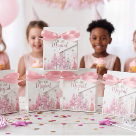 Whimsical Winter Prinses Sprookjesachtige Verjaard Bedankdoosjes