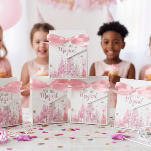 Whimsical Winter Prinses Sprookjesachtige Verjaard Bedankdoosjes