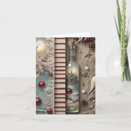 Whimsical Winter Vakantie Groeten Kaarten (Voorkant)