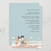 Whimsical Winter Wedding Invitation Card Kaart (Voorkant / Achterkant)