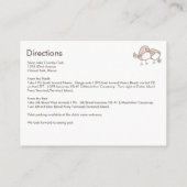 Whimsical Winter Wedding Routebeschrijving Chubby Informatiekaartje (Achterkant)