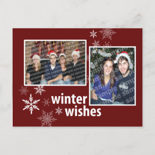 Whimsical Winter Wishes Briefkaart