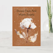 Whimsical Winter Wishes Snowy Greeting Card Kaart (Voorkant)
