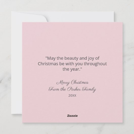 Whimsical Winter Wonderland House Kerstmis Feestdagenkaart (Achterkant)