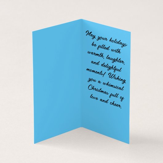 Whimsical Winter Wonderland Kaart (Binnen)