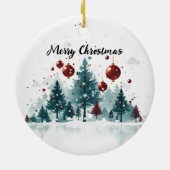 ❄️ Whimsical Winter Wonderland Ornament 🎄 (Achterkant)