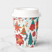 Whimsical Winter Wonders Paper Cup Papieren Bekers (Rechts)