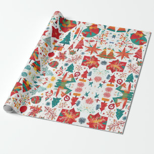 Whimsical Winter Wonders Wrapping Paper Cadeaupapier