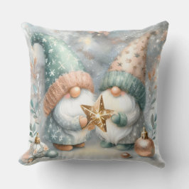 Whimsical Winterkabouters Roos Gouden Waterverf De Kussen