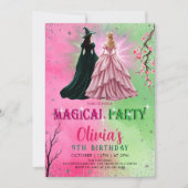 Whimsical Witch Birthday Party Kaart (Voorkant)