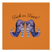 Whimsical Witch Boots Halloween Perfect Poster (Voorkant)