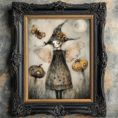Whimsical  Witch en pompoenen Decoupage Tissuepapier