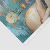 Whimsical Witch & Frog  Halloween Decoupage Tissuepapier (Detail)