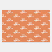 Whimsical Witch & Jack-o-Lanterns Halloween Patroo Inpakpapier Vel (Voorkant 2)