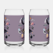 Whimsical Witch Pet en hemelse magie Blikvorm Glas (Links)