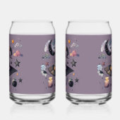 Whimsical Witch Pet en hemelse magie Blikvorm Glas (Rechts)