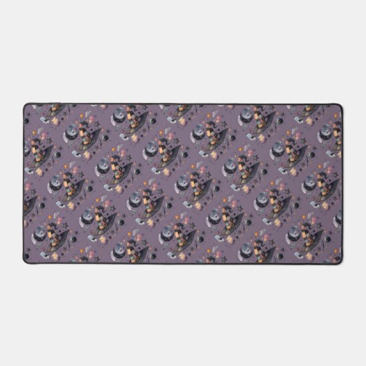 Whimsical Witch Pet en hemelse magie Bureaumat (Voorkant)