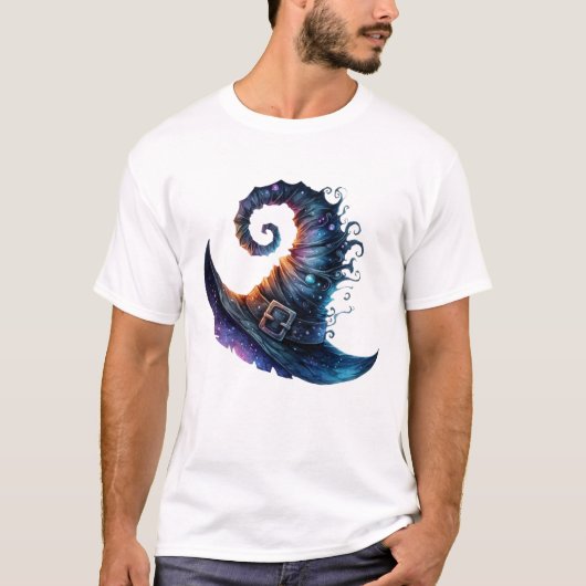 Whimsical Witch Pet Magic Halloween T-shirt (Voorkant)