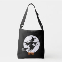 Whimsical Witch Silhouette, Witch, Halloween Witch