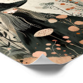 Whimsical Witch Waterverf Halloween kinderkamer Poster (Hoek)