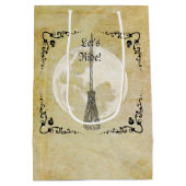 Whimsical Witchy Full Moon Medium Cadeauzakje (Achterkant)