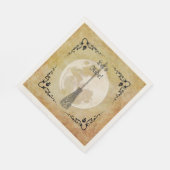 Whimsical Witchy Full Moon Servet (Hoek)