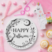 Whimsical Witchy Wiccan Kruid Magic Halloween Papieren Bordje (Feest)