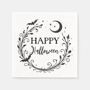 Whimsical Witchy Wiccan Kruid Magic Halloween Servet