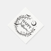 Whimsical Witchy Wiccan Kruid Magic Halloween Servet (Hoek)