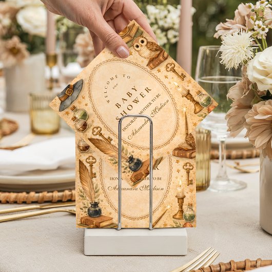 Whimsical Wizard Magic Baby Shower Servet