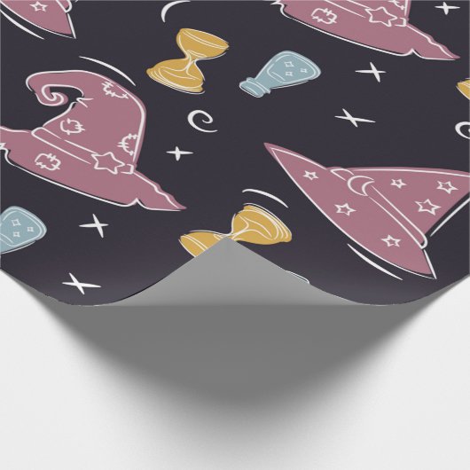 Whimsical Wizard Pet inpakpapier (Hoek)