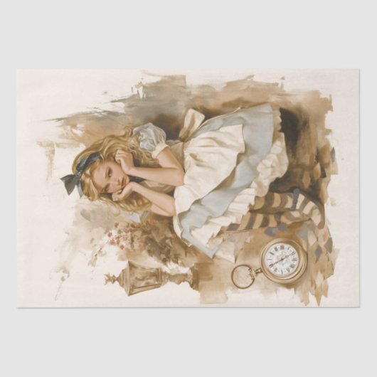 Whimsical Wonderland -  Alice Tissuepapier (Voorkant)