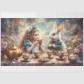 Whimsical Wonderland Alice's Magical Tea Decoupage Tissuepapier (Voorkant)