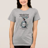 Whimsical Wonderland Apotheker Logo Bookish Tri-Blend Shirt (Voorkant)
