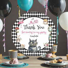 Whimsical Wonderland Birthday Party Ronde Sticker