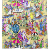 Whimsical Wonderland Douchegordijn (Voorkant)