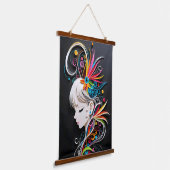 Whimsical Wonderland Hangend Wandkleed (Gebogen)