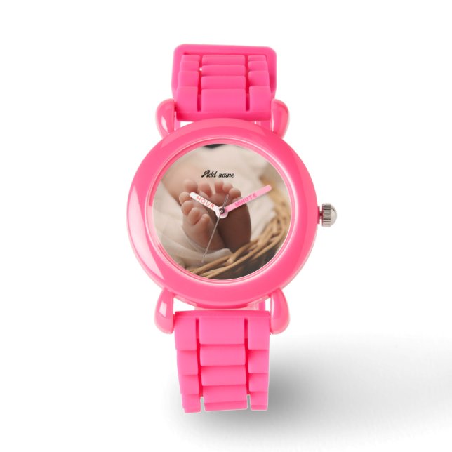 Whimsical Wonderland Kinderen Elegant Horloge (Voorkant)