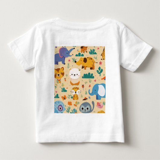 Whimsical Wonderland Kinderen Gedrukte Jurk (Achterkant)