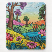 Whimsical Wonderland Muismat (Voorkant)