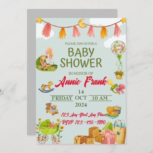 Whimsical Wonderland verwelkomt: Word lid van het Kaart (Voorkant / Achterkant)