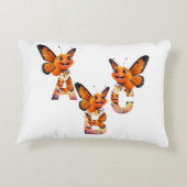 Whimsical Wonders ABC Butterfly Baby Pillow Accent Kussen (Achterkant)