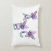 Whimsical Wonders ABC Butterfly Baby Pillow Accent Kussen (Voorkant(Verticaal))