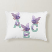 Whimsical Wonders ABC Butterfly Baby Pillow Accent Kussen (Achterkant)